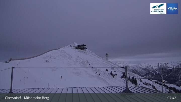 Archiv Foto Webcam Oberstdorf: Möserbahn Bergstation