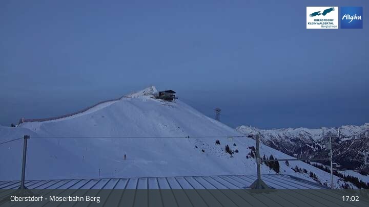 Archiv Foto Webcam Oberstdorf: Möserbahn Bergstation