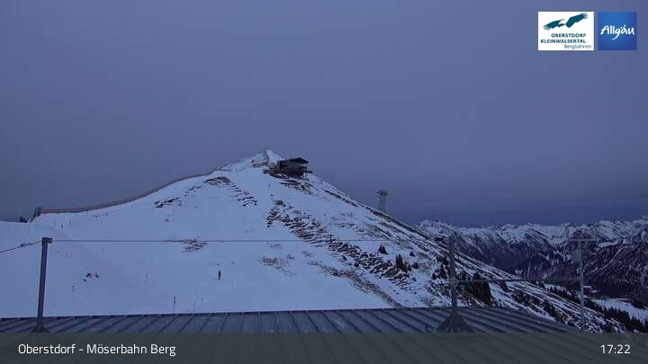 Archived image Webcam Oberstdorf: Möserbahn Top Station