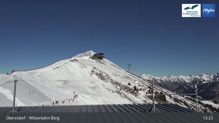 Archiv Foto Webcam Oberstdorf: Möserbahn Bergstation