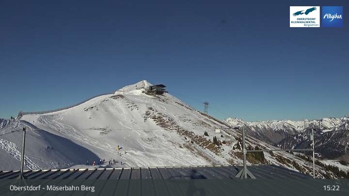 Archiv Foto Webcam Oberstdorf: Möserbahn Bergstation