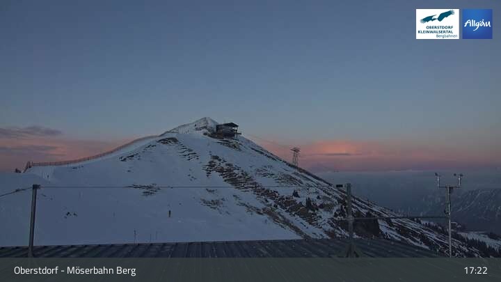 Archiv Foto Webcam Oberstdorf: Möserbahn Bergstation
