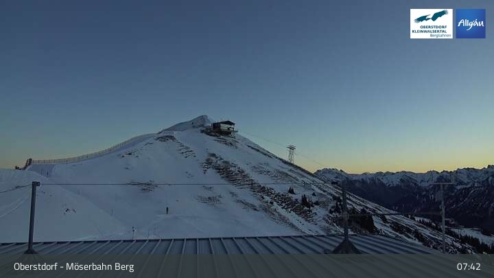 Archiv Foto Webcam Oberstdorf: Möserbahn Bergstation