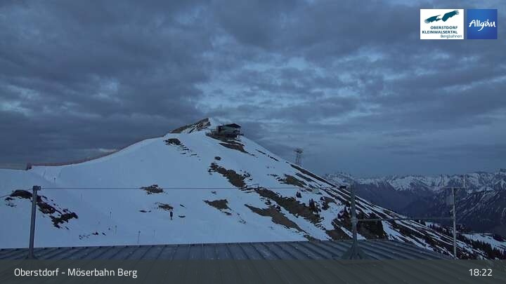 Archiv Foto Webcam Oberstdorf: Möserbahn Bergstation