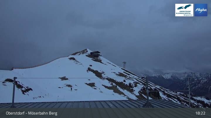 Archived image Webcam Oberstdorf: Möserbahn Top Station