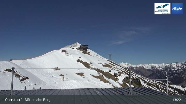 Archiv Foto Webcam Oberstdorf: Möserbahn Bergstation