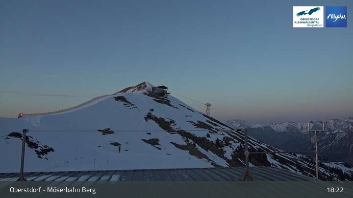 Archiv Foto Webcam Oberstdorf: Möserbahn Bergstation