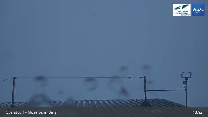 Archived image Webcam Oberstdorf: Möserbahn Top Station