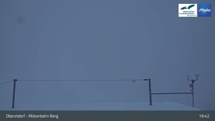 Archived image Webcam Oberstdorf: Möserbahn Top Station