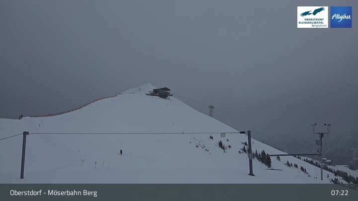 Archived image Webcam Oberstdorf: Möserbahn Top Station