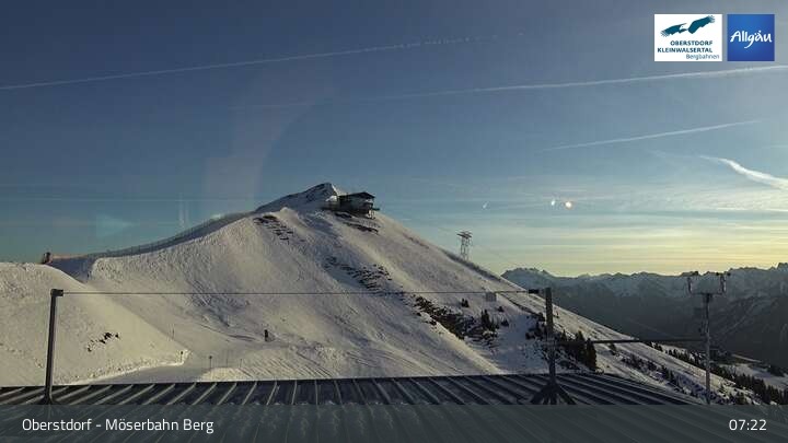 Archiv Foto Webcam Oberstdorf: Möserbahn Bergstation