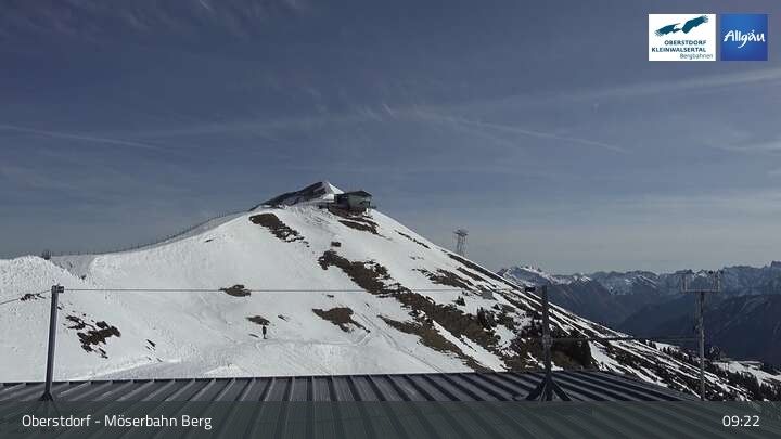 Archiv Foto Webcam Oberstdorf: Möserbahn Bergstation