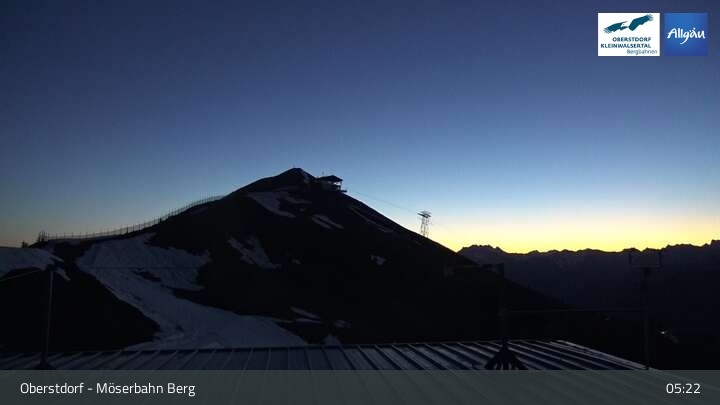Archiv Foto Webcam Oberstdorf: Möserbahn Bergstation