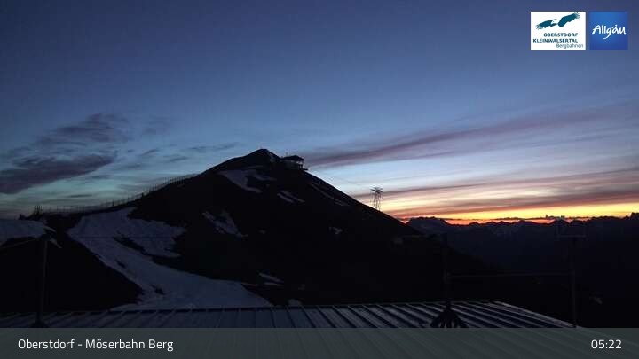 Archiv Foto Webcam Oberstdorf: Möserbahn Bergstation