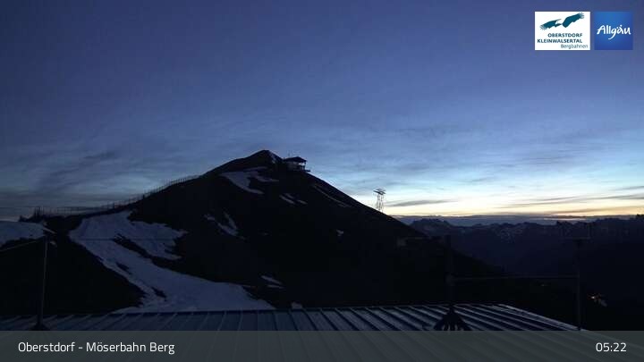 Archiv Foto Webcam Oberstdorf: Möserbahn Bergstation