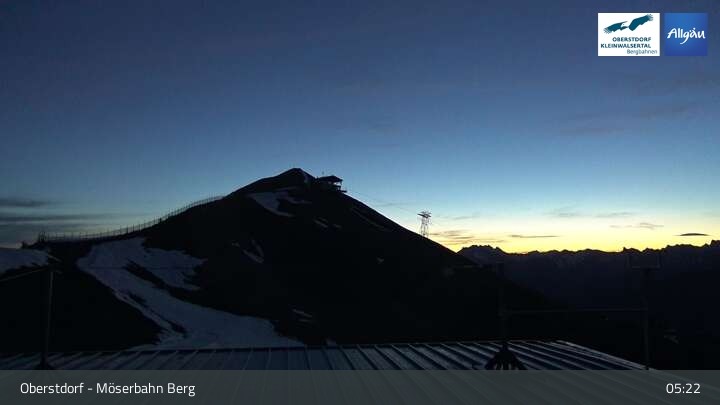 Archiv Foto Webcam Oberstdorf: Möserbahn Bergstation
