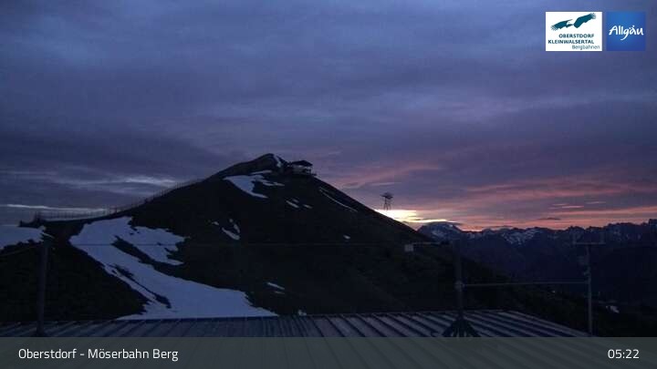 Archived image Webcam Oberstdorf: Möserbahn Top Station