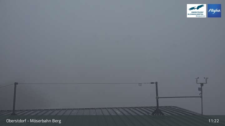 Archived image Webcam Oberstdorf: Möserbahn Top Station