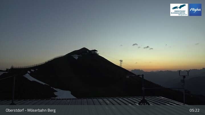 Archiv Foto Webcam Oberstdorf: Möserbahn Bergstation