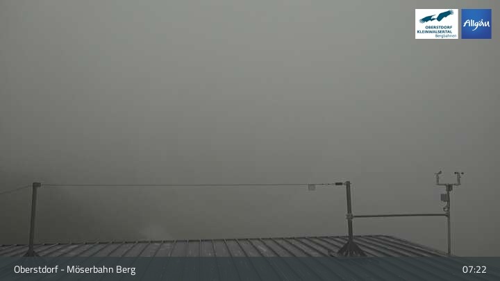 Archived image Webcam Oberstdorf: Möserbahn Top Station