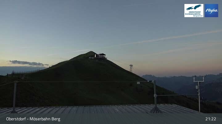 Archiv Foto Webcam Oberstdorf: Möserbahn Bergstation