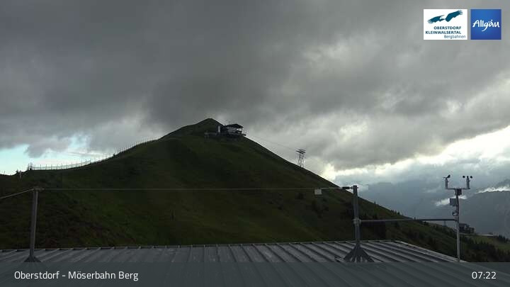 Archiv Foto Webcam Oberstdorf: Möserbahn Bergstation