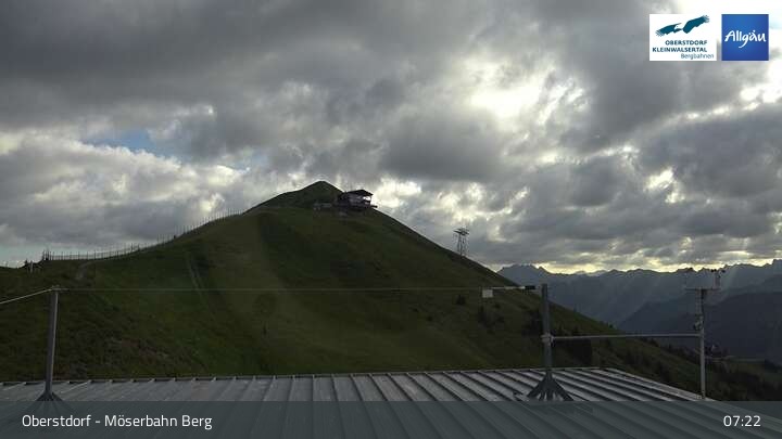 Archiv Foto Webcam Oberstdorf: Möserbahn Bergstation