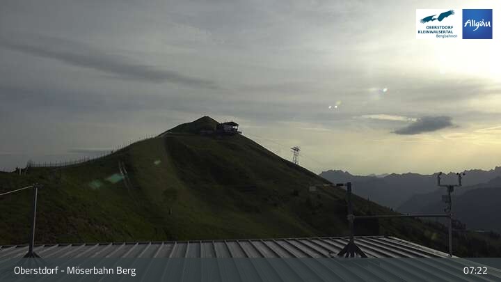 Archiv Foto Webcam Oberstdorf: Möserbahn Bergstation