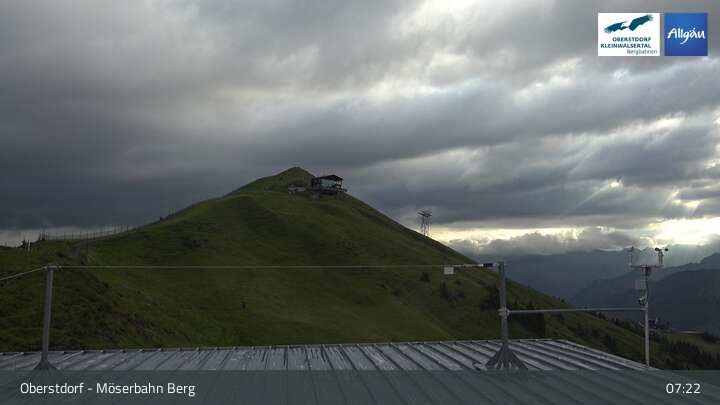Archiv Foto Webcam Oberstdorf: Möserbahn Bergstation