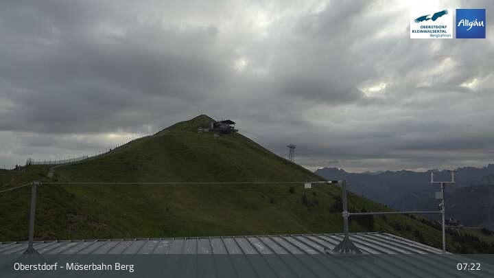 Archiv Foto Webcam Oberstdorf: Möserbahn Bergstation