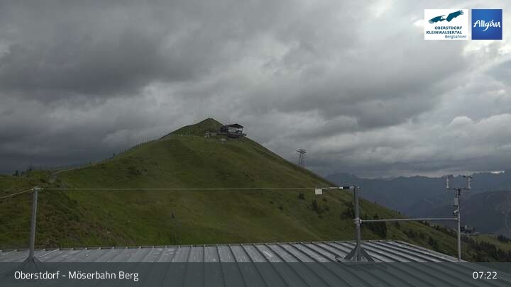 Archiv Foto Webcam Oberstdorf: Möserbahn Bergstation