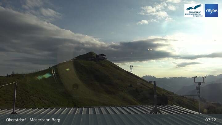 Archiv Foto Webcam Oberstdorf: Möserbahn Bergstation