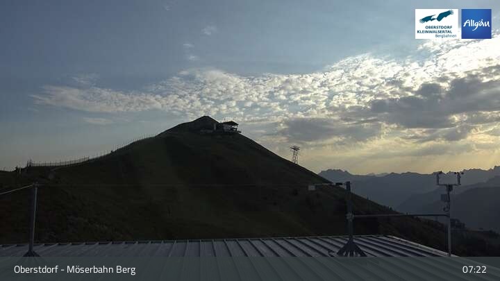 Archiv Foto Webcam Oberstdorf: Möserbahn Bergstation