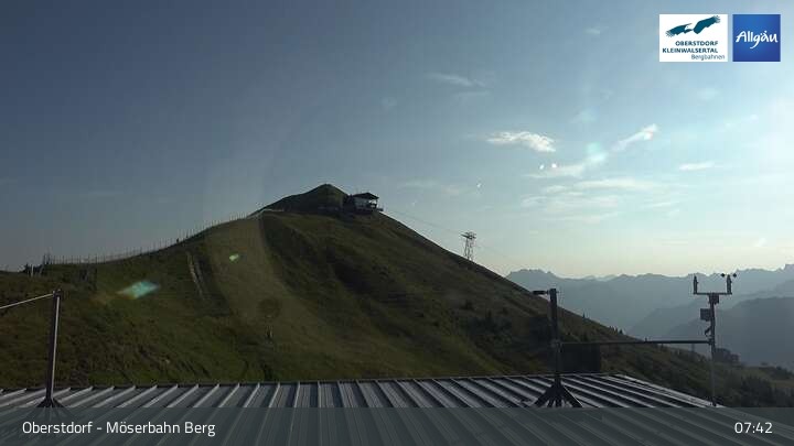 Archiv Foto Webcam Oberstdorf: Möserbahn Bergstation