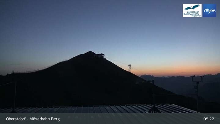 Archiv Foto Webcam Oberstdorf: Möserbahn Bergstation