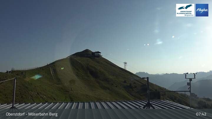 Archiv Foto Webcam Oberstdorf: Möserbahn Bergstation