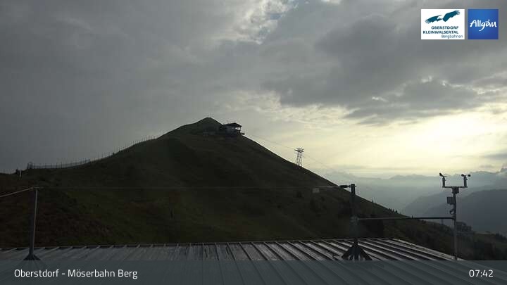 Archiv Foto Webcam Oberstdorf: Möserbahn Bergstation