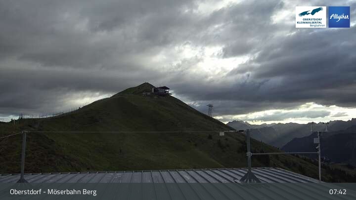 Archiv Foto Webcam Oberstdorf: Möserbahn Bergstation