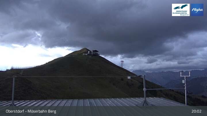 Archived image Webcam Oberstdorf: Möserbahn Top Station