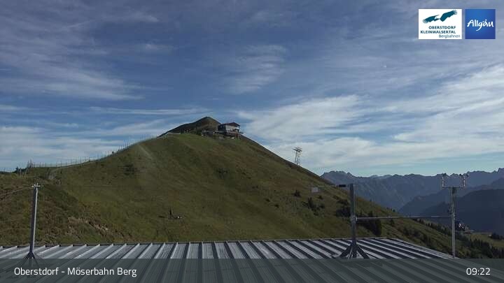 Archived image Webcam Oberstdorf: Möserbahn Top Station