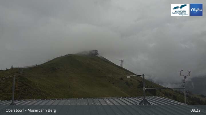 Archiv Foto Webcam Oberstdorf: Möserbahn Bergstation