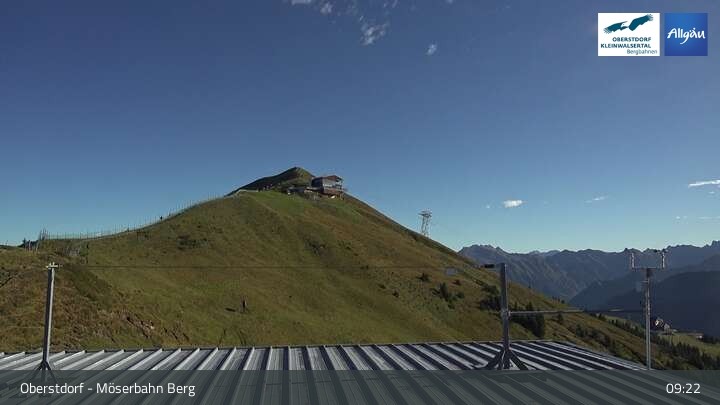 Archived image Webcam Oberstdorf: Möserbahn Top Station
