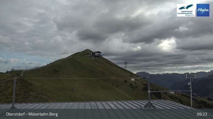 Archived image Webcam Oberstdorf: Möserbahn Top Station