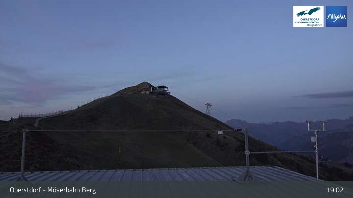 Archiv Foto Webcam Oberstdorf: Möserbahn Bergstation