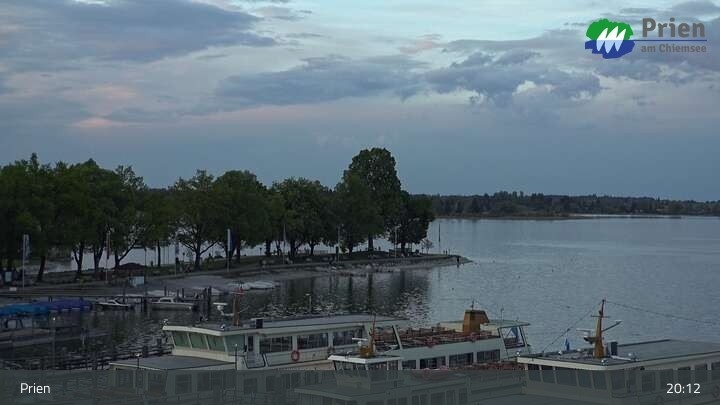 Archived image Webcam Lake Chiemsee - Prien Pier