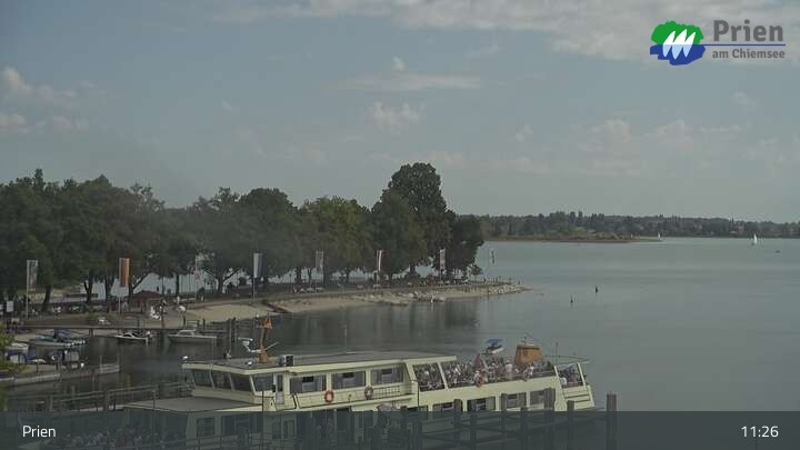 Archiv Foto Webcam Prien - Chiemsee Schifffahrt
