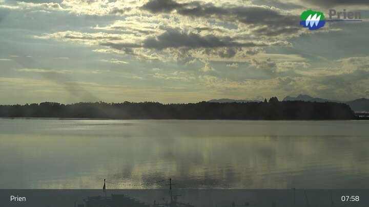 Archived image Webcam Lake Chiemsee - Prien Pier