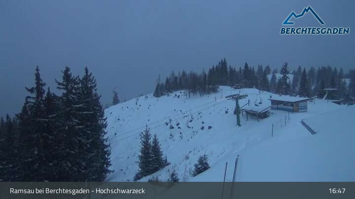 Archiv Foto Webcam Hochschwarzeck, Ramsau bei Berchtesgaden