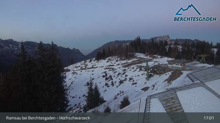 Archiv Foto Webcam Hochschwarzeck, Ramsau bei Berchtesgaden