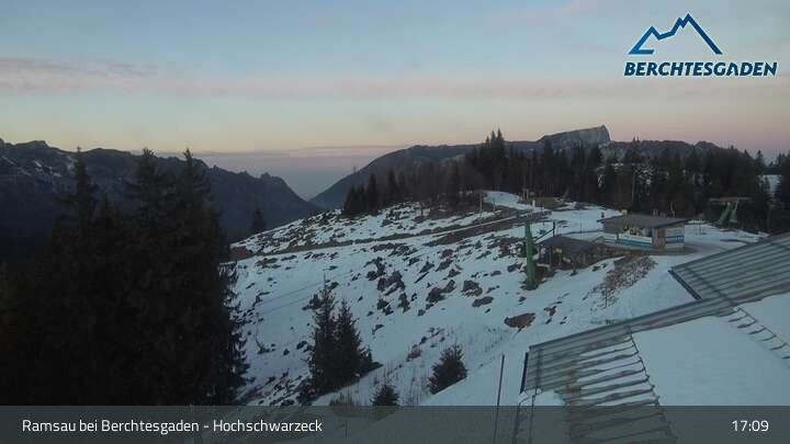 Archiv Foto Webcam Hochschwarzeck, Ramsau bei Berchtesgaden